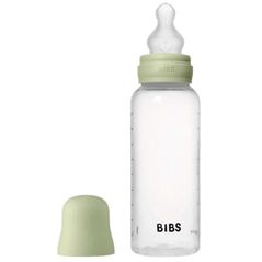 Cană cu pai BIBS 50171250 Biberon din plastic anticolici Sage cu tetina din silicon 3+ luni, 270 ml