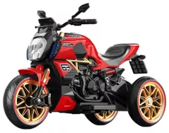 Mașină electrică pentru copii Richi (67827) Motocicleta rosie pe acumulator pentru copii(1260)