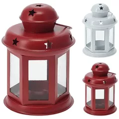 Новогодний декор Promstore 52530 Sfeșnic metalic Felinar, 13x11cm