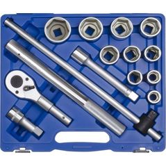Set de unelte de mână King Tony 6314MR12 Set chei tubulare 3/4", 6 puncte, 22-50 mm, Accesorii, 14 piese