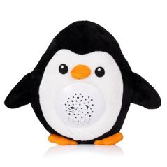 Jucărie de pluș Chipolino Little Penguin PIL02512LPEN (проектор муз)