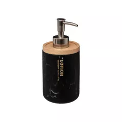 Дозатор для мыла 5five 51957 Lea 18cm 270ml, крышка бамбук