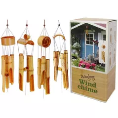 Декор ProGarden 08643 Музыка ветра 6x10x75см, бамбук, ассорти