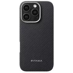 Чехол для смартфона Pitaka Ultra-Slim Case for iPhone 16 Pro max Black/Grey (KI1601PMA)