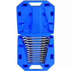 Cheie fixă King Tony 13012MR ключи комбинированные с трещоткой шарнирные 8-19мм 12 пр. пласт.кейсе