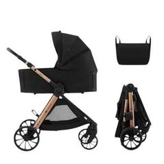 Детская коляска KinderKraft 2в1 Vesto 2 KSVEST02BLK2000 Black