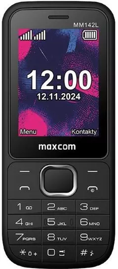 Телефон мобильный Max Com MM142L Black