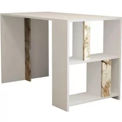 Masă de birou Trendy Lima, Marmura Alba 120x75x60cm