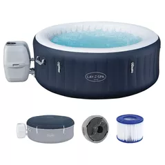 Piscină cu jacuzzi Bestway 6001C Lay-Z-Spa Miami EnergySense AirJet 4 Dark Blue Round 180x66cm