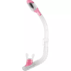 Accesoriu pentru înot Cressi-Sub Tub Inot Minidry Snorkel Sil Clear/Tube Pink (Es258840)