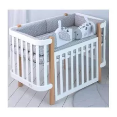 Детское постельное белье Veres 216.28 love is, grey (6ед.)