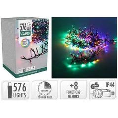 Гирлянда Promstore 54467 Гирлянда "Плотная" с 576 светодиодами, длина 7,4 м, многоцветная