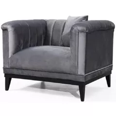 Fotoliu Trendy La moda-Gri inchis 89x79x105cm