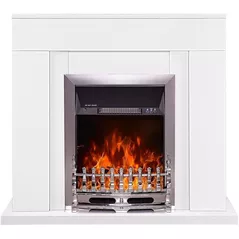 Камин электрический ArtFlame Agnes white & Galileo silver