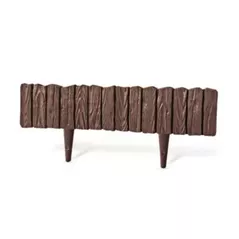 Декор для сада Hydro S Gard decorativ plastic Lemn, H=130mm, L=2.32m, Maro (0640398)