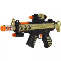 Armă de jucărie Essa JQ6802A Mitralieră cu lumină și sunet