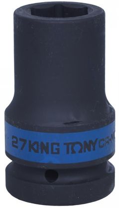 Набор головок, бит, насадок King Tony 843527M головка торцевая ударная глубокая 1" 27мм