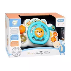 Игрушка New World QF366-033 Simulator volan Leu cu lumină și sunet, albastru, 1215D