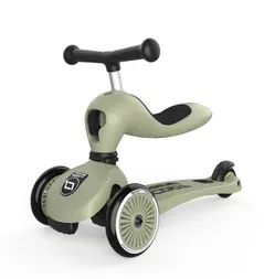 Самокат Scoot&Ride 00001 Highway 2in1 Kick 1 Olive