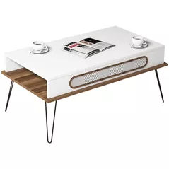 Журнальный столик Trendy Экол, белый 105x45x56 см