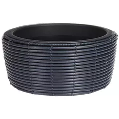 Цветочный горшок Promstore 50617.1 Ghiveci pentru flori Cercuri D44cm H21cm negru