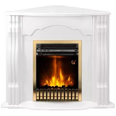 Камин электрический ArtFlame Clasic de colt nut & Gala gold