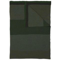 Cuvertură Pip Studio 248697 Pip Blockstripe Throw Green 130x170