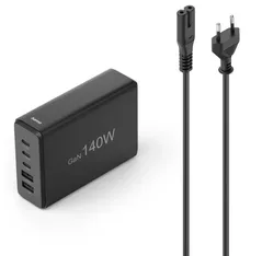 Зарядное устройство сетевое Hama 201978 5-Port USB Charging GaN 3xUSB-C 2xUSB-A PD 140W