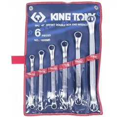 Ключ гаечный King Tony 1606MR ключи накидных 45 град 10-26мм 6 пр.