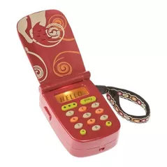 Jucărie Battat BX1177Z Telefon de jucărie cu dictofon roșu, 57766