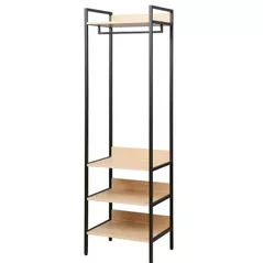 Вешалка для одежды Deco Portant Haine Capitol 4 nivele 520x400xH1800 Stejar M37/Black