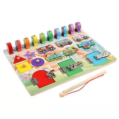 Tablă dezvoltare New World 27491 Busyboard Transportul Vesel, 184100