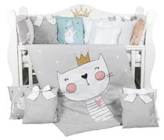 Детское постельное белье PernaMea Set lenjerie 8 piese Premium Zoo (PM.105896/5)