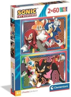 Puzzle Clementoni Puzzle 2x60 Sonic (24821)