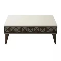 Măsuţă cafea Trendy Linie, Crema 90x34x60cm