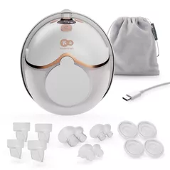 Pompă pentru sân KinderKraft KEMAFL00GLD0000 Mamaflow golden