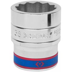 Набор головок, бит, насадок King Tony 833038M головка торцевая 38мм 12 гранная 1"