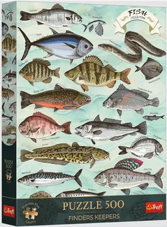 Головоломка Trefl 37609 Puzzles 500 Premium Plus Finders Keepers: Fish