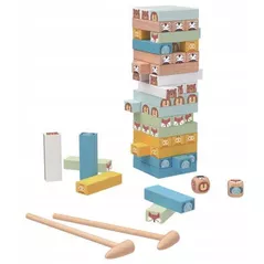 Настольная игра Tooky Toy TY704N Jucărie Jenga, 60652