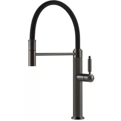 Bateria bucătărie Gessi 60634-707 Venti20 Black Metal Brushed PVD