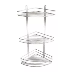Полка для ванной Hydro S 0430372 coltar tripla, p/u baie, Metal/Crom