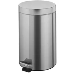 Coș de gunoi Bisk 03275 cu pedala 5L inox, crom mat, BISK