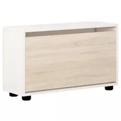 Полка для обуви Mobildor-Lux Leo 80x27x47H cm White/Sonoma