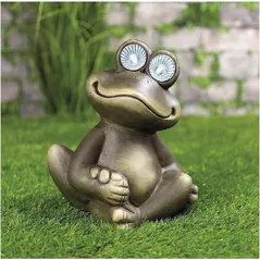 Aplică exterior Jumi L-596184 cu panou solar (forma broasca)