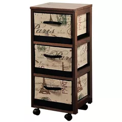 Комод Kesper 14204 din lemn cu 3 sertare 34х84х33