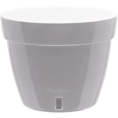 Ghiveci pentru flori Santino Asti (15.0L, Gri/Alb)