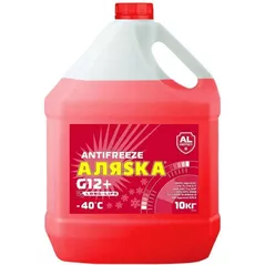 Антифриз Аляска G12+ -30 10kg. (красный)