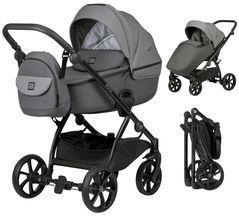 Детская коляска Tutis 2in1 UNO5+ Earth 2/1 Grey (1402022)