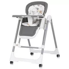 Scaun de masă Chipolino STHMS02401AS Milk Shake Ash Grey 2in1