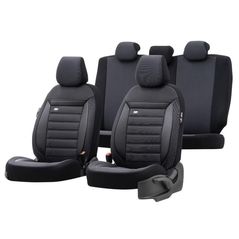 Чехол для автомобиля Pigeon Set OTOM Prestige 2+1 negru/rosu PRS-731